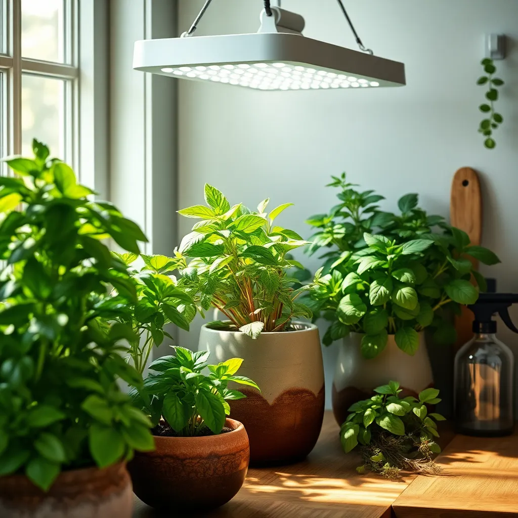 Lighting Solutions for Indoor Herbs
