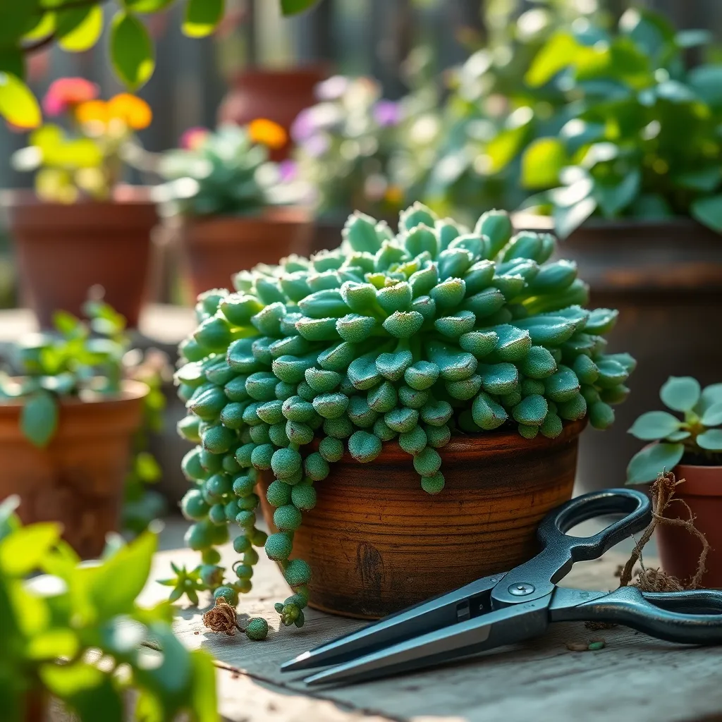 Burro's Tail (Sedum morganianum)
