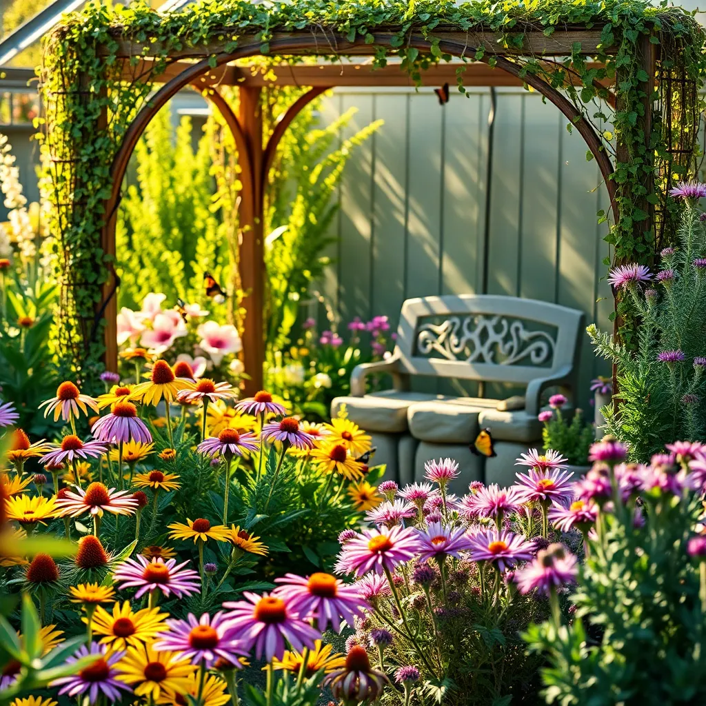 Create Sunlit and Sheltered Spots