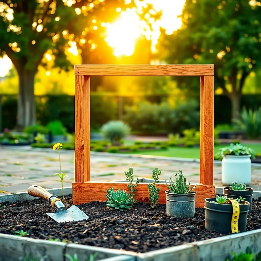 Construct the Garden Frame