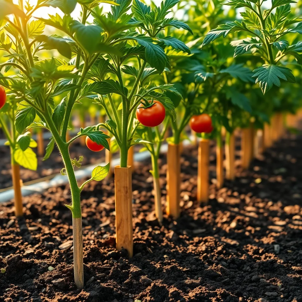 Support Plants with Sturdy Stakes