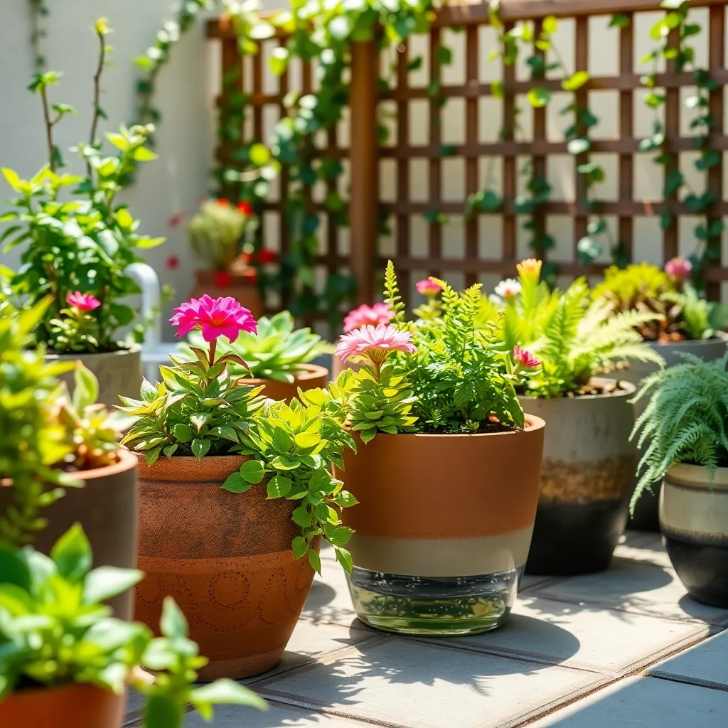 Self-Watering Planters (Consistent Hydration)