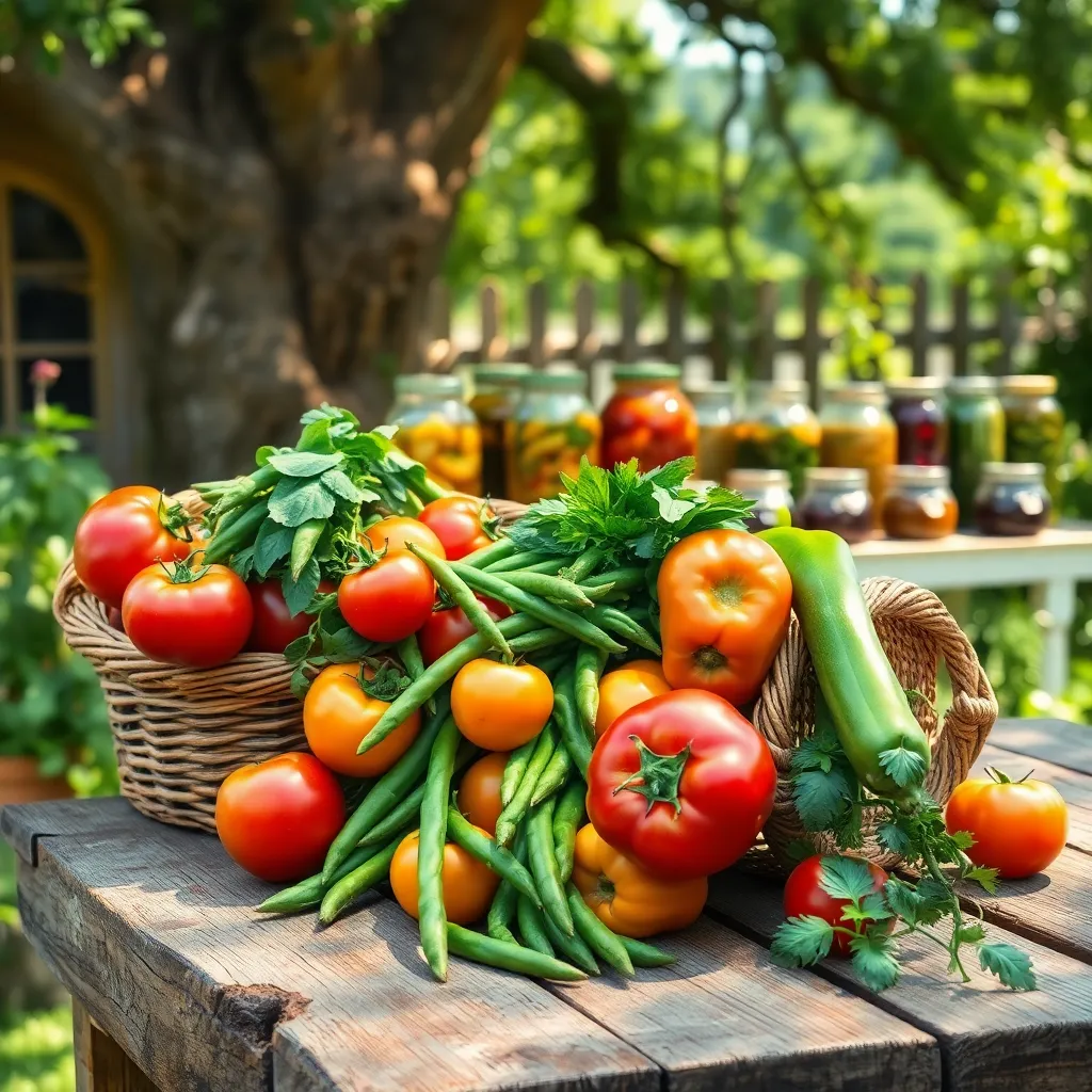 Storing and Preserving Harvested Vegetables