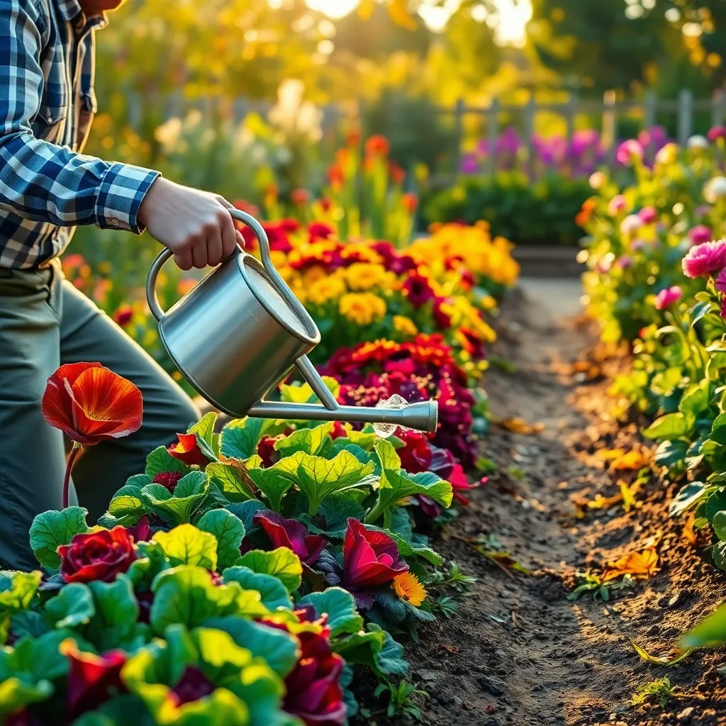 Avoid Wetting Plant Leaves