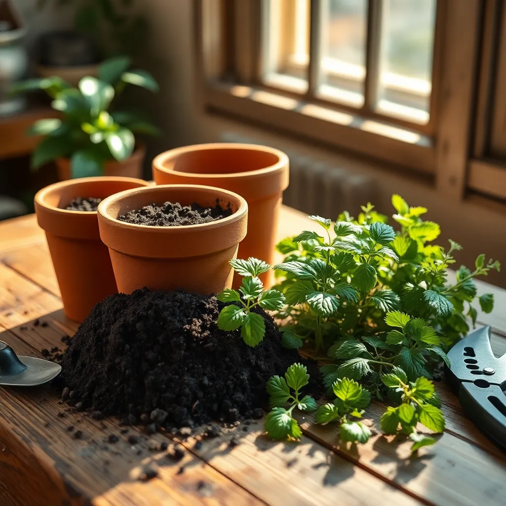 Prepare Well-Draining Pots