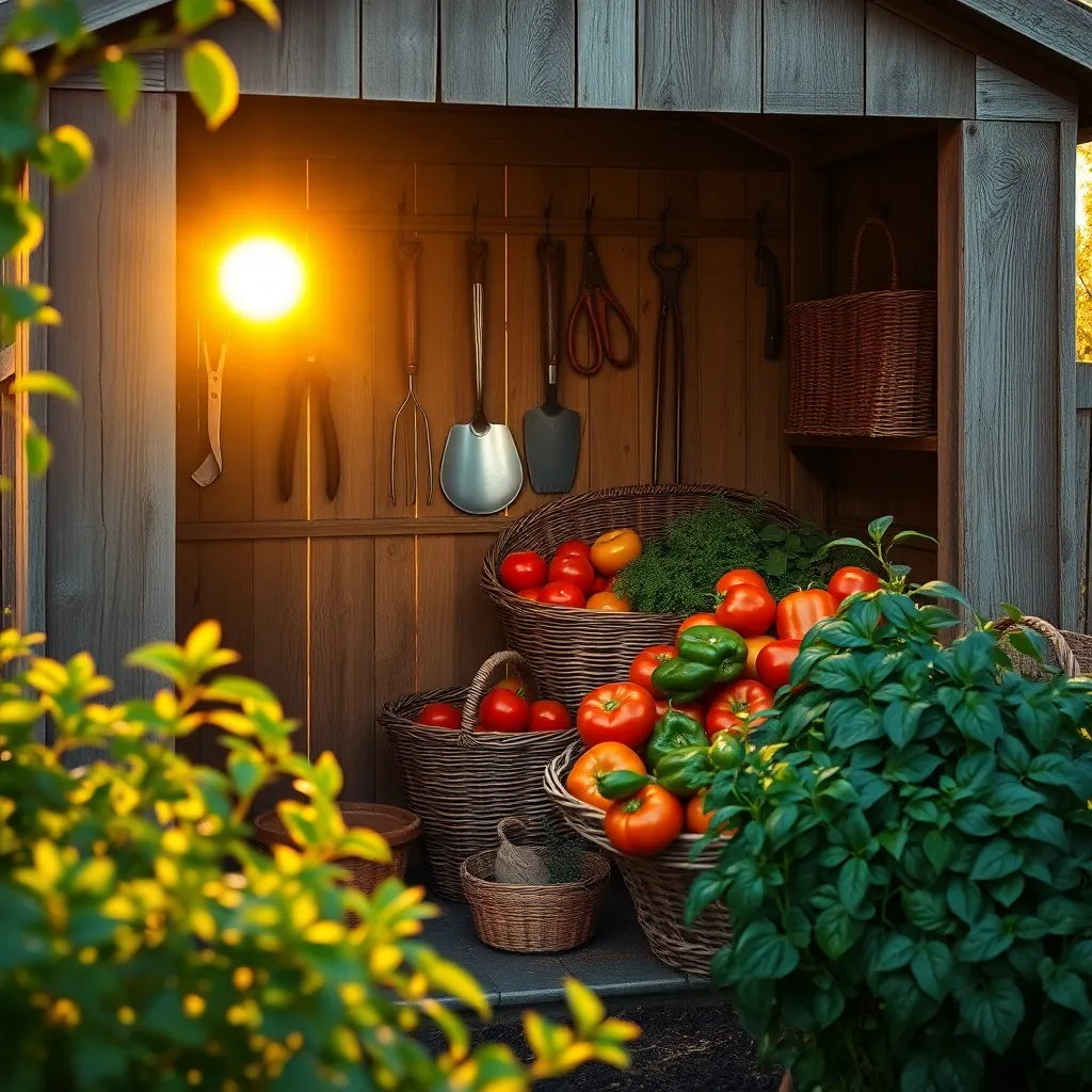 Storing Your Harvesting Equipment Safely