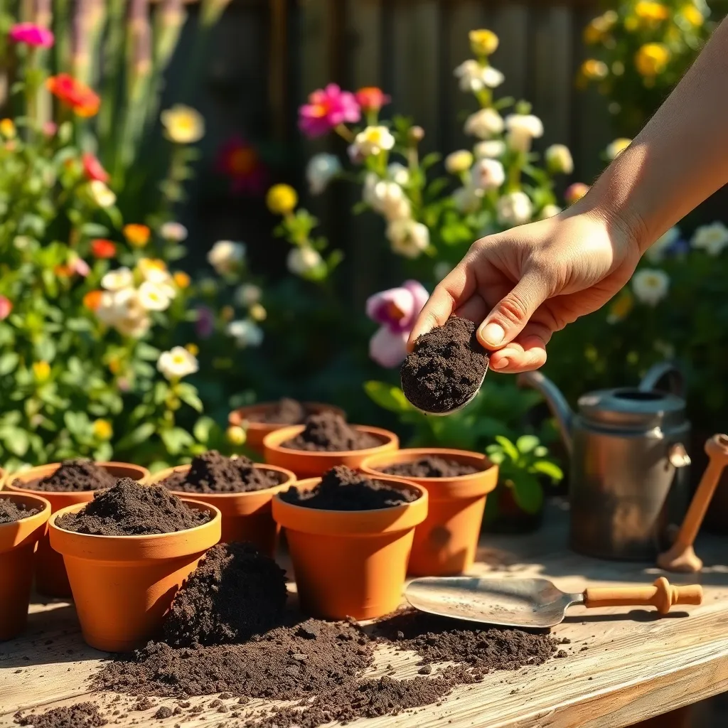 Fill with Quality Potting Mix