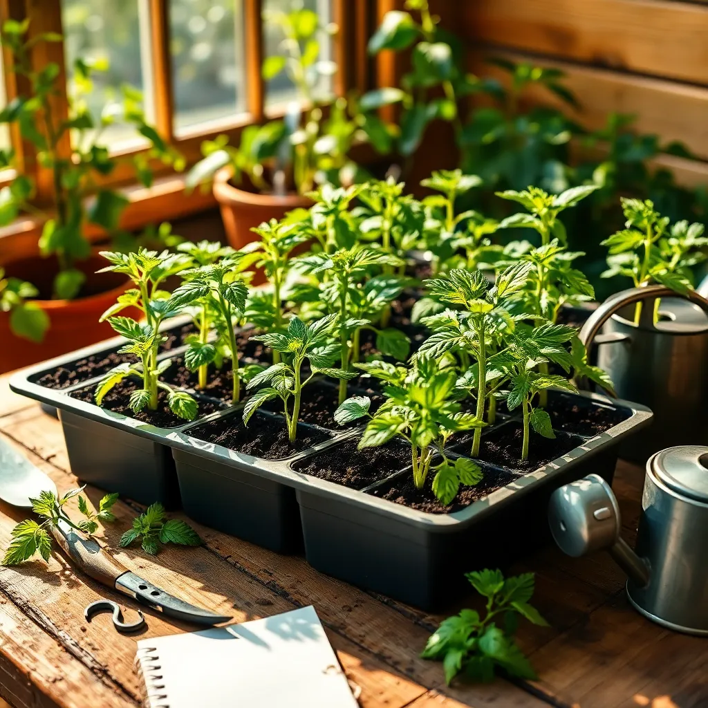Timing Tomato Seedlings Indoors