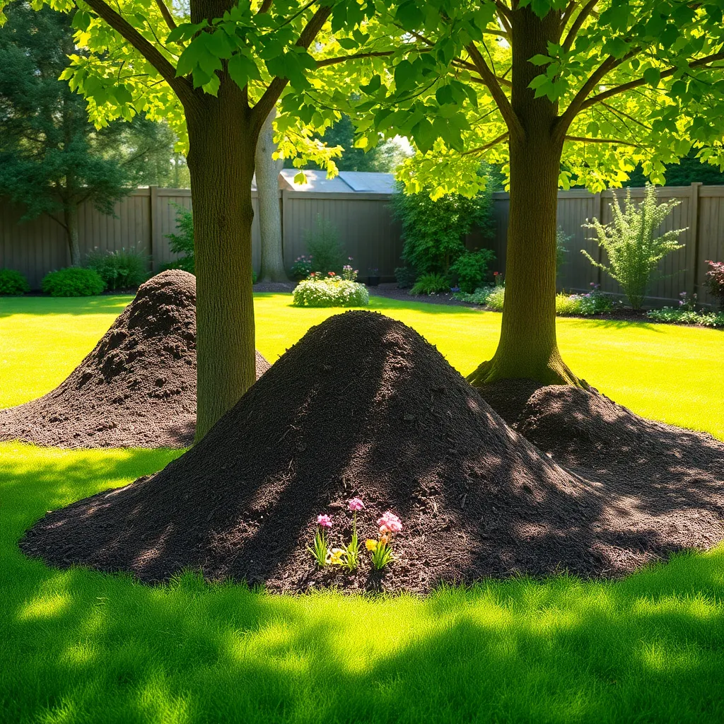 Mulch Volcanoes Around Trees