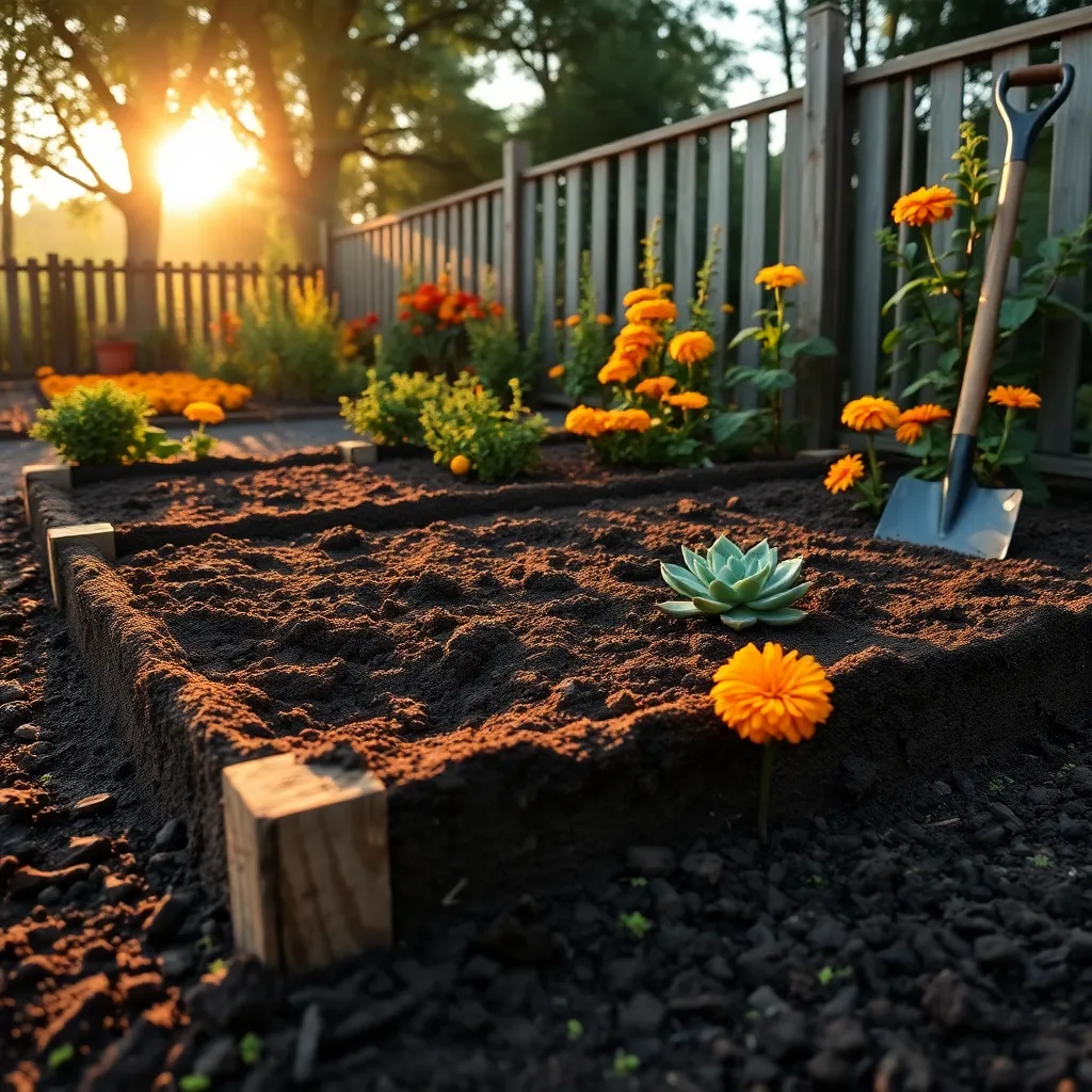 Level Surface for Planting Beds