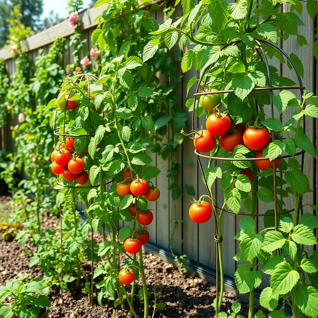 Tomato Cages (Sturdy Support for Vining Varieties)