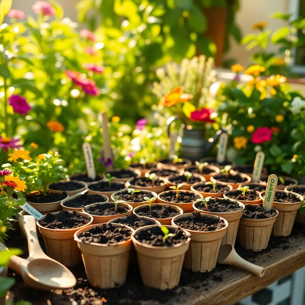 Biodegradable Seed Starting Pots (Eco-Conscious Choice)