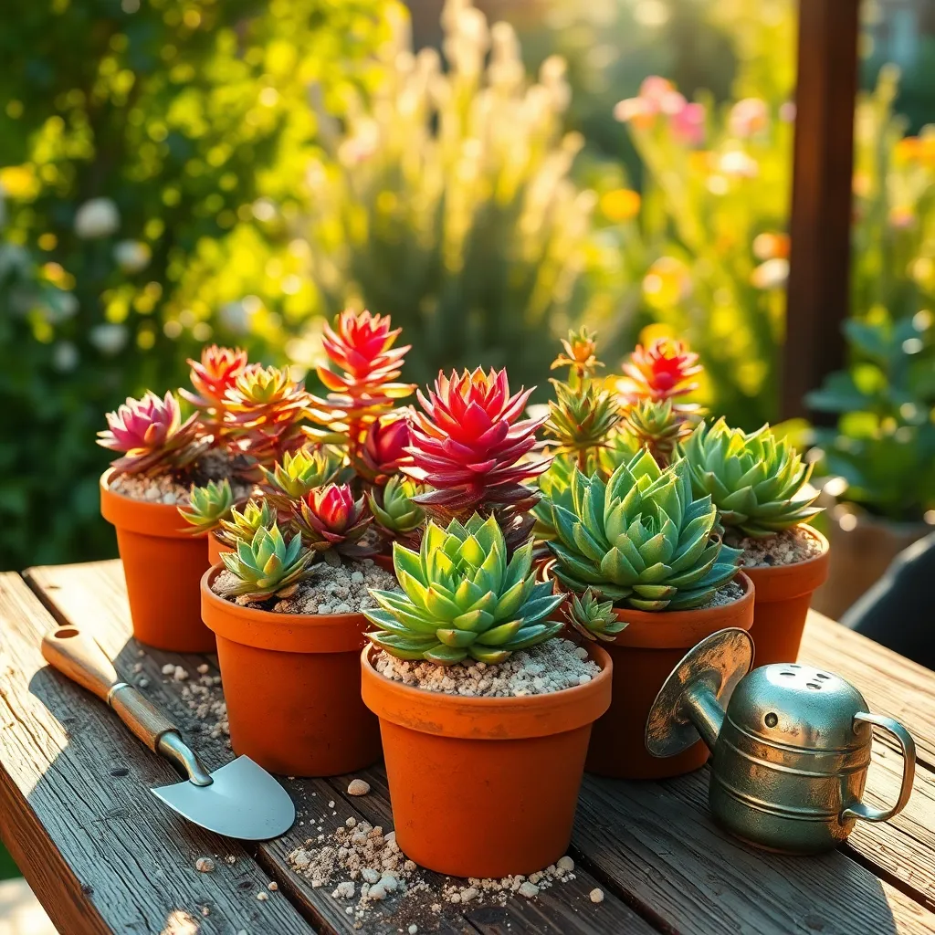 Plant in Sandy Soil Mix