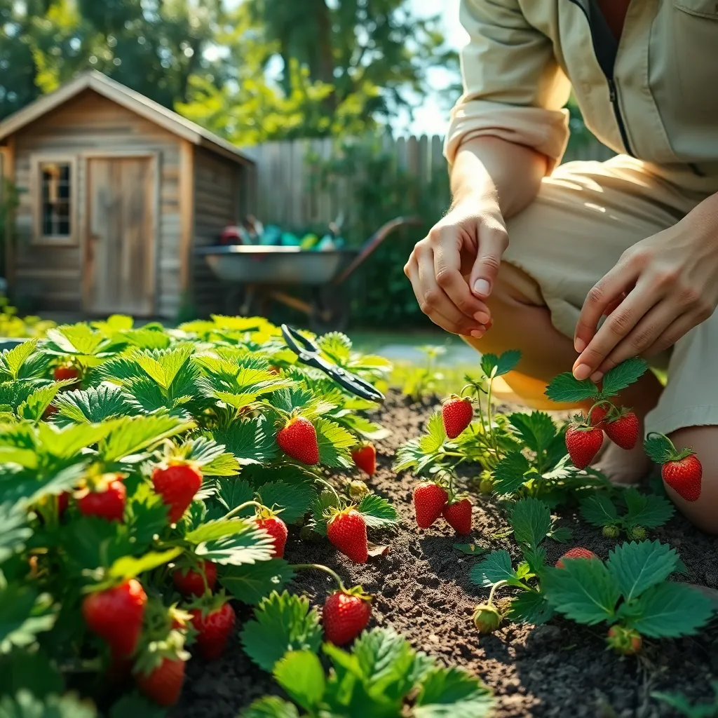 Maintaining Healthy Strawberry Plants
