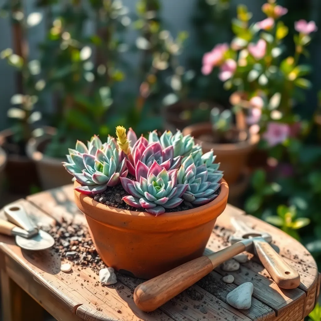 Plant Cuttings in Soil