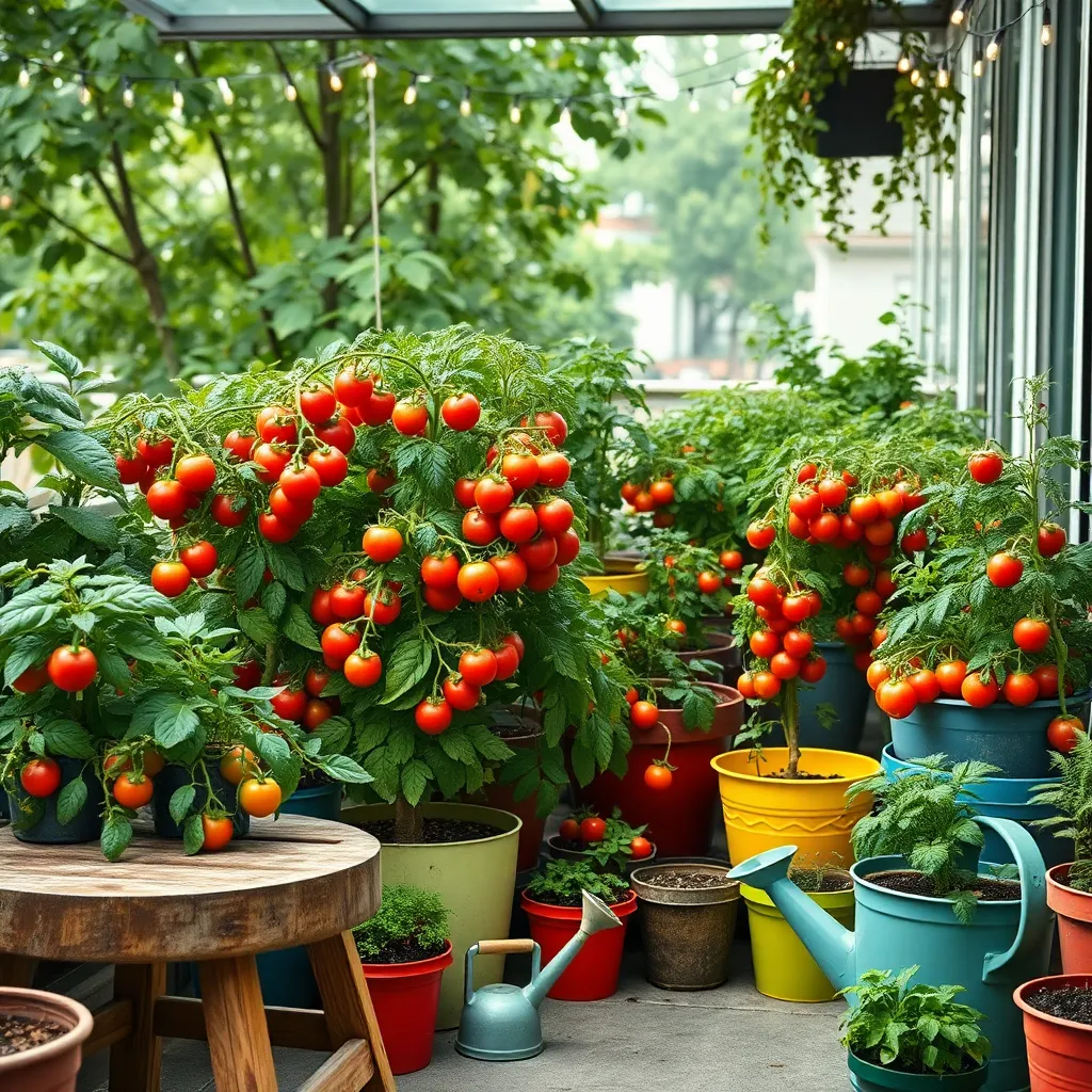 Select Compact Tomato Varieties