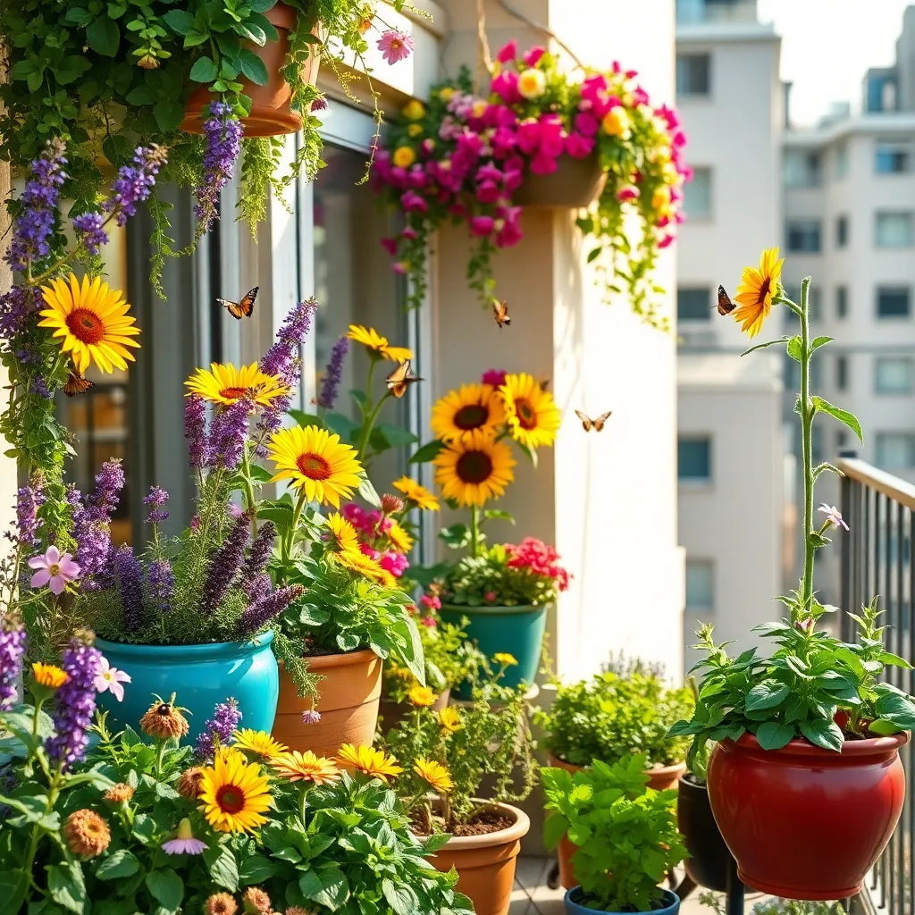 Pollinator-Friendly Flowers (Encourage Urban Biodiversity)