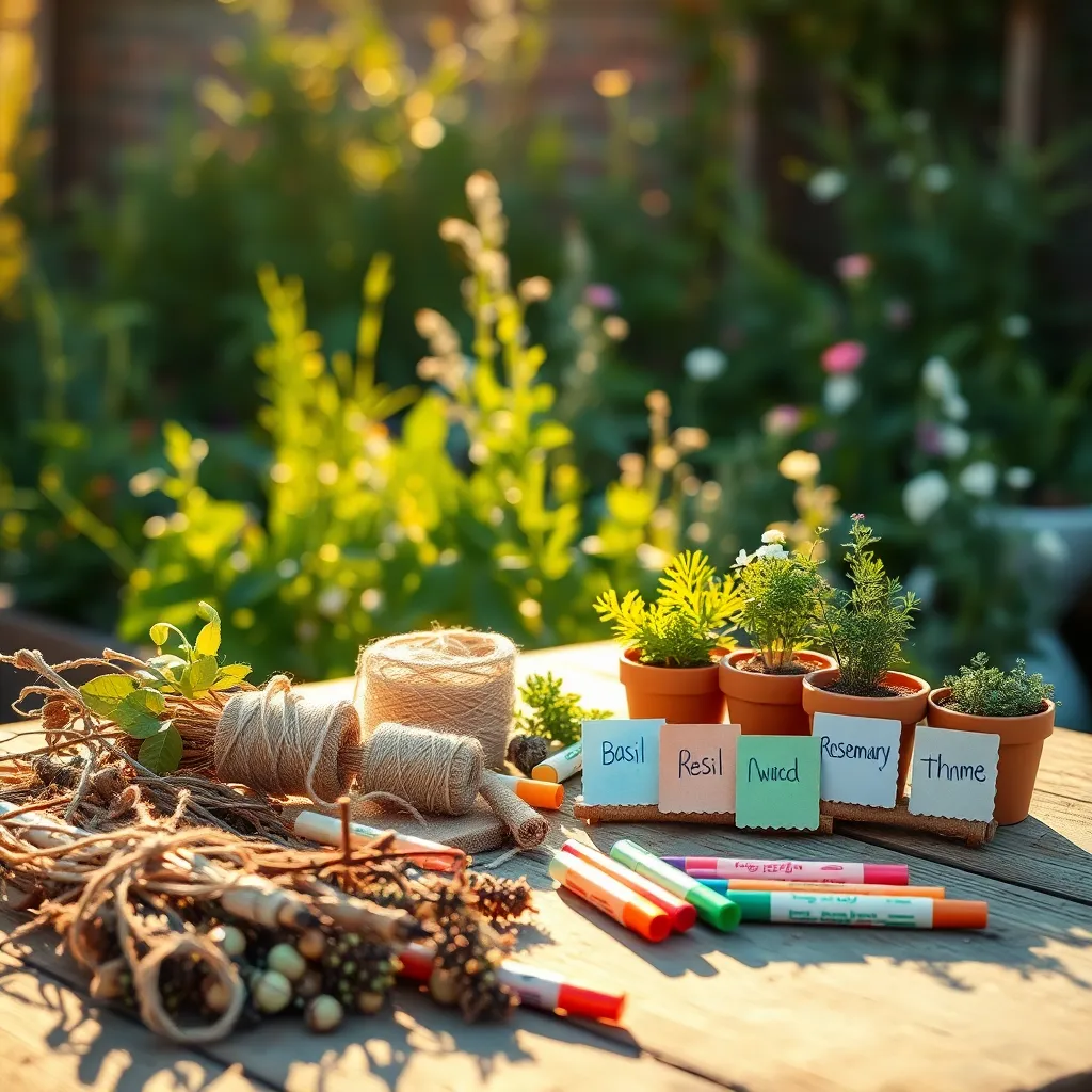Create DIY Herb Markers