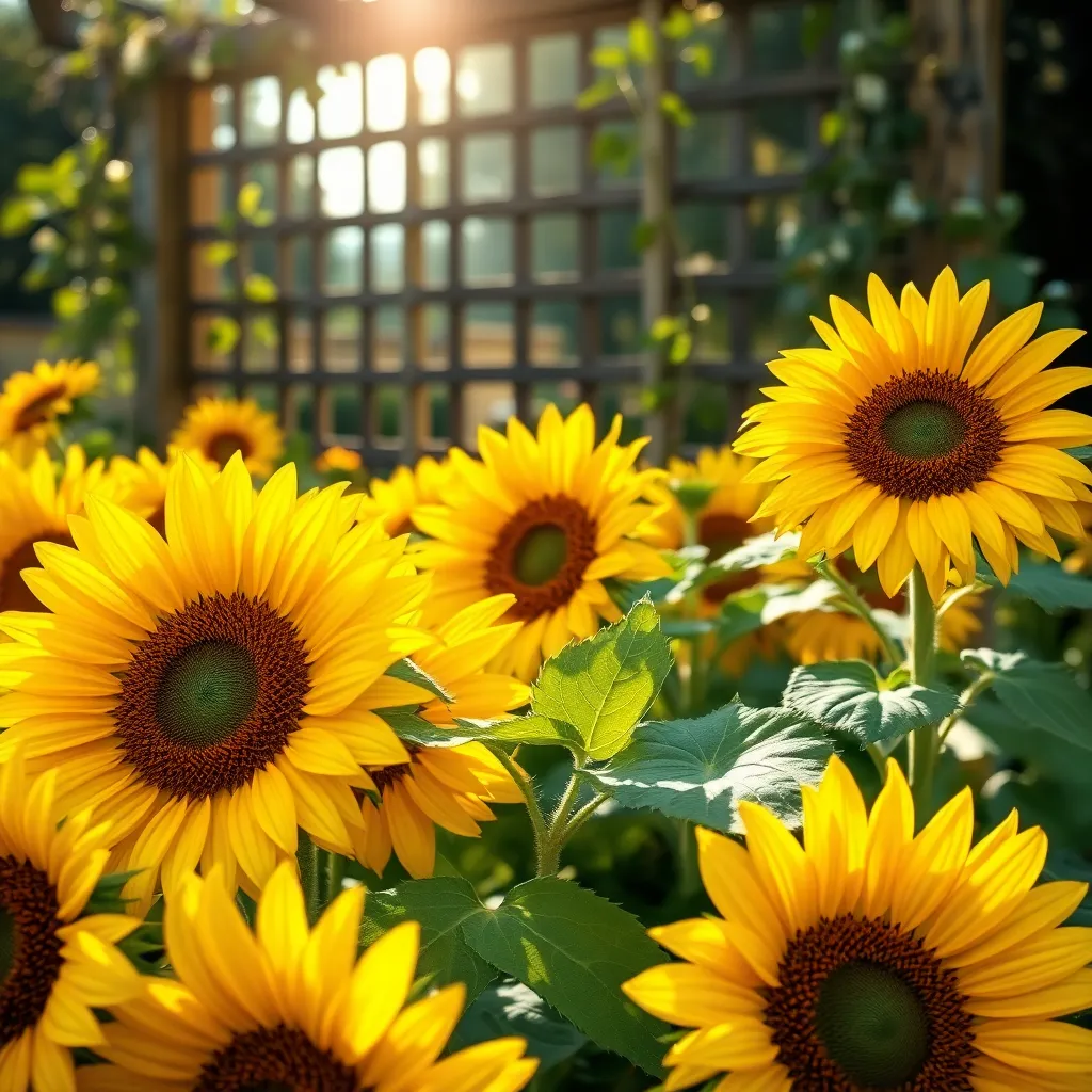 Radiant Sunflowers for Bright Spaces