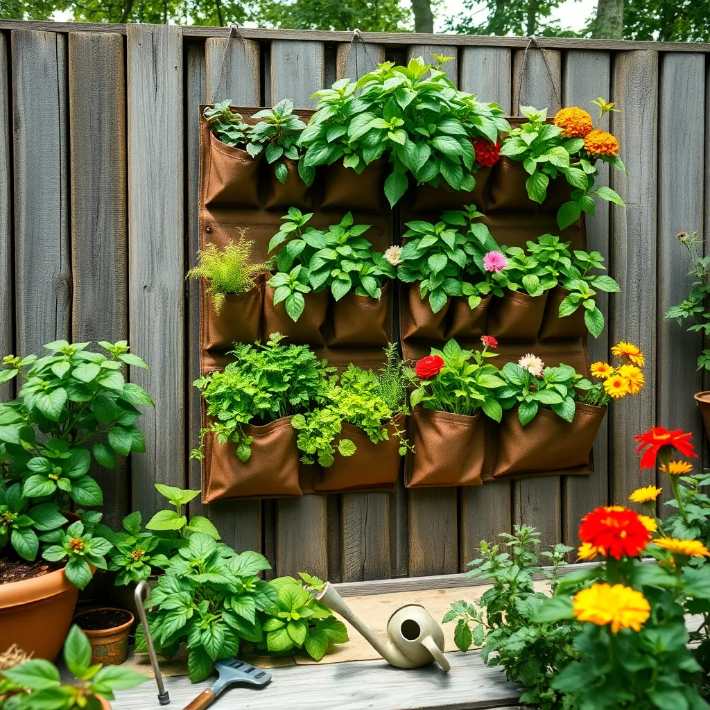 Make Shoe Organizer Pocket Gardens