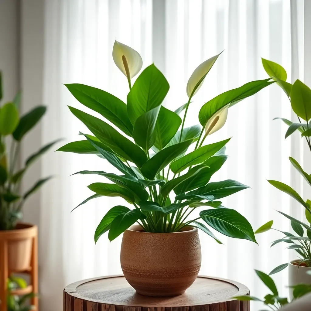 Peace Lily (Spathiphyllum wallisii)