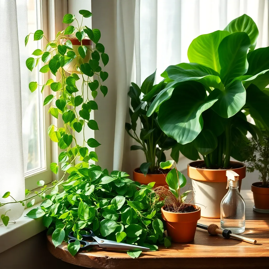 Prune and Clean Foliage