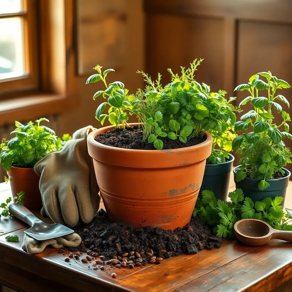 Prepare Potting Mix Properly