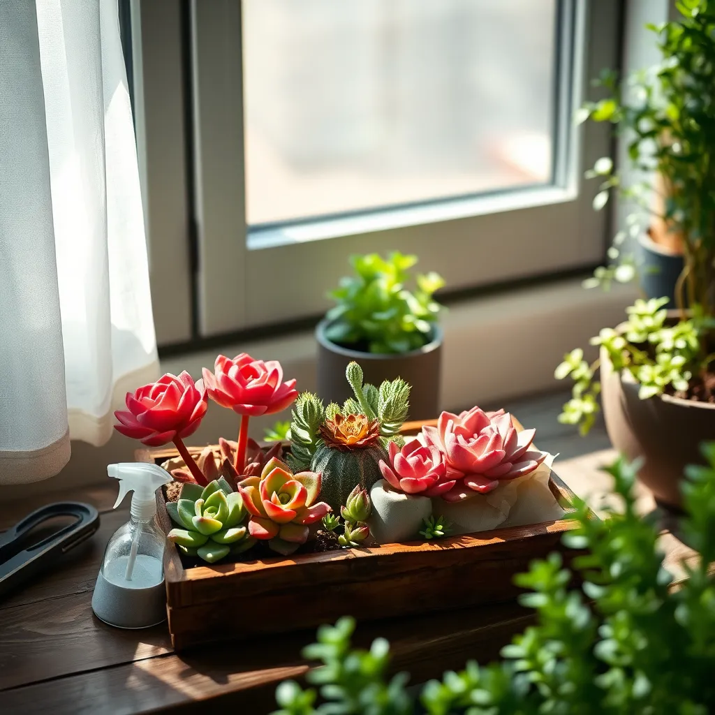 Maintaining Healthy Indoor Succulents
