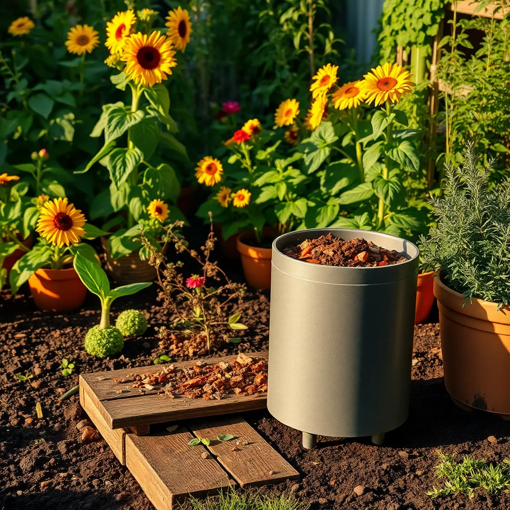 Compost Tumbler (Efficient Organic Matter Processing)
