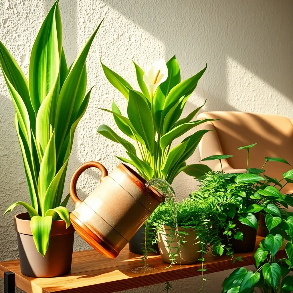 Water Plants According to Needs