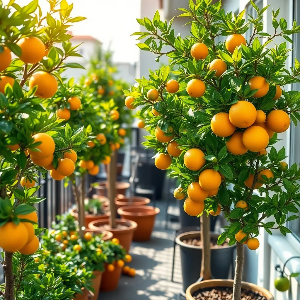 Dwarf Citrus Trees (Compact Fruit Production)