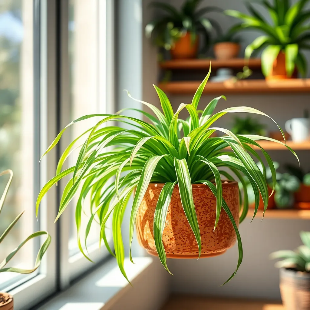 Spider Plant (Chlorophytum comosum)