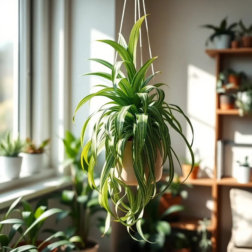 Spider Plant (Chlorophytum comosum)