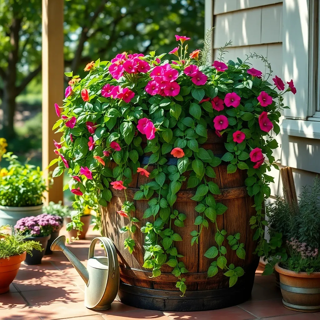 Upcycle Wine Barrels for Large Plants