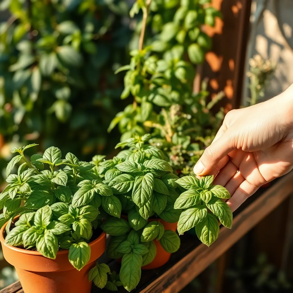 Harvest Herbs Regularly for Growth
