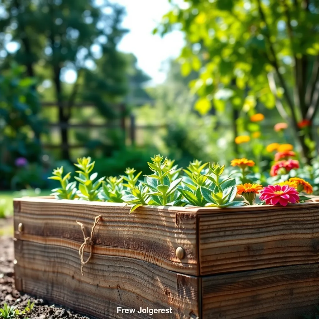 Build Raised Beds with Reclaimed Wood