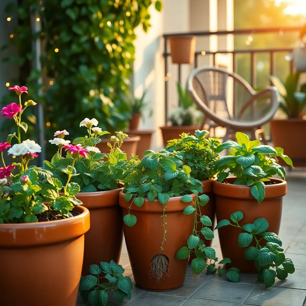 Self-Watering Pots (Consistent Moisture Control)