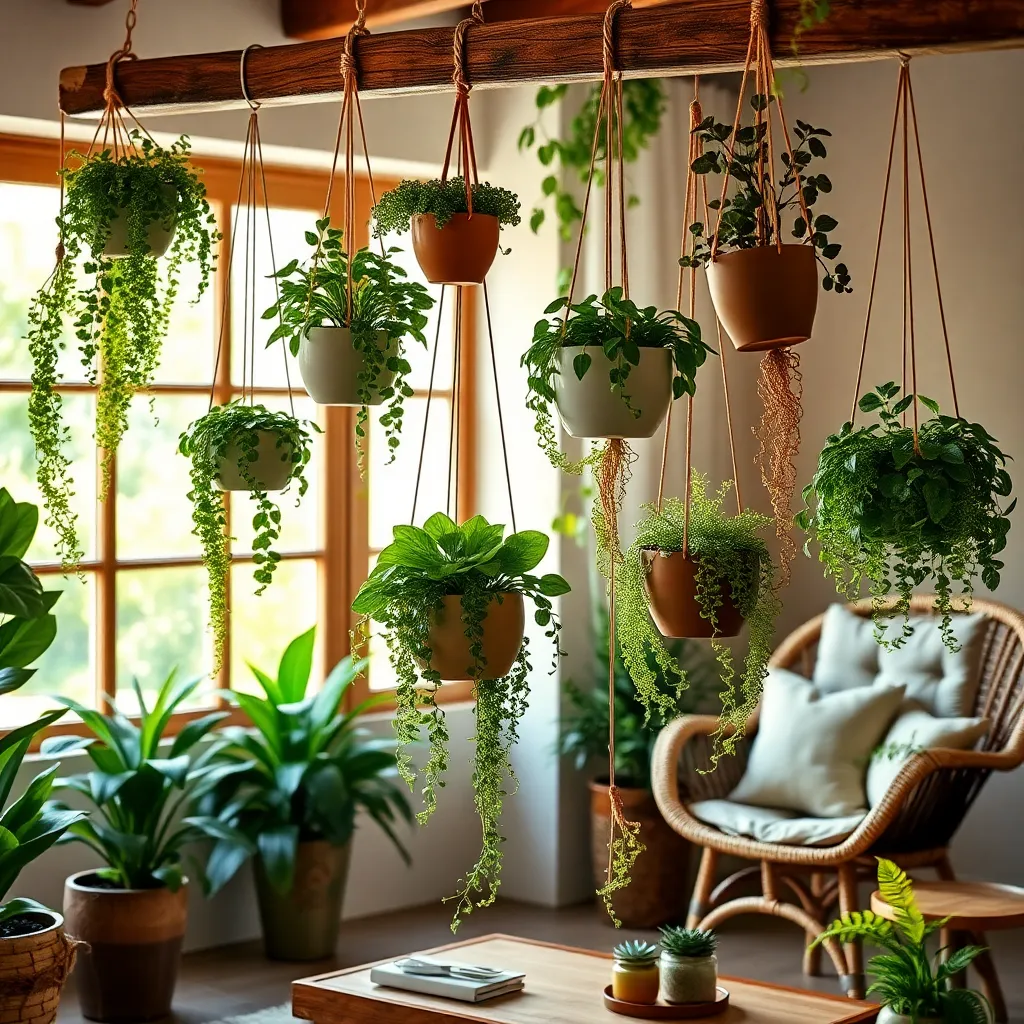 Incorporate Hanging Planters Strategically