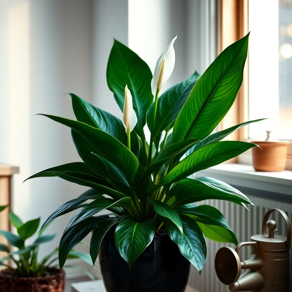 Peace Lily (Spathiphyllum wallisii)